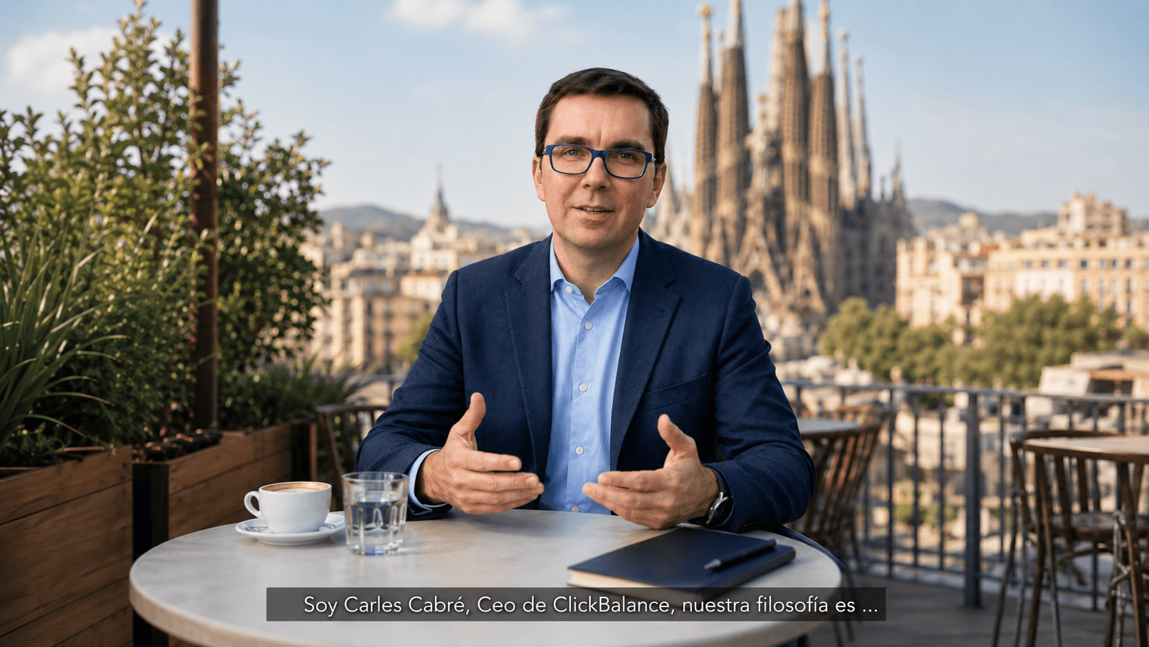 Carles Cabré, CEO de ClickBalance, hablando sobre la filosofía de la empresa